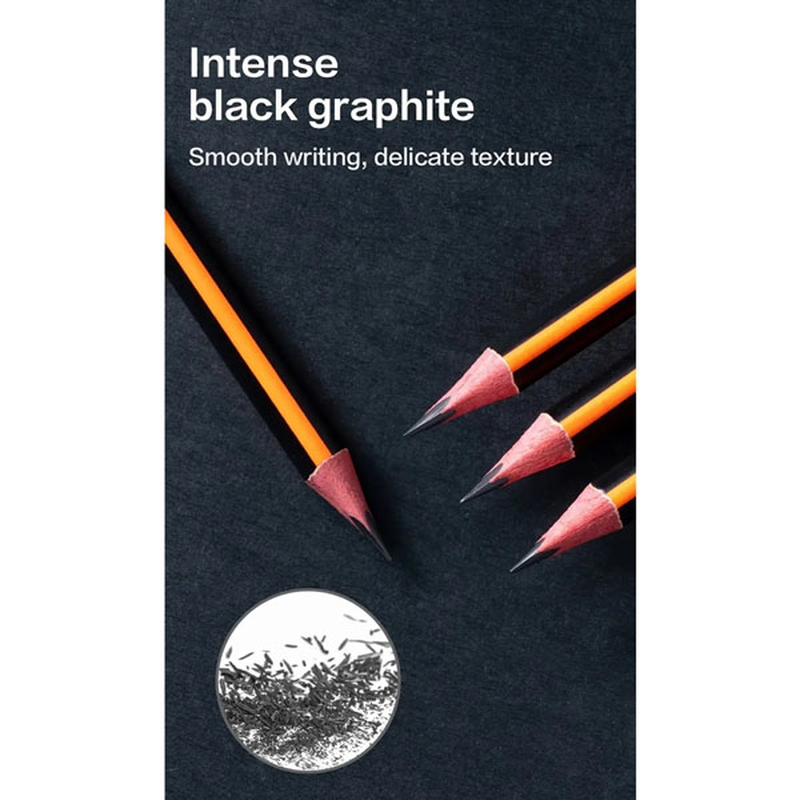 Product image: Σετ 12 μολύβια με σβηστήρια 2b graphite – deli, , medium-null