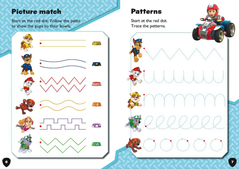 Product image: Paw patrol first writing activity book, , medium-null