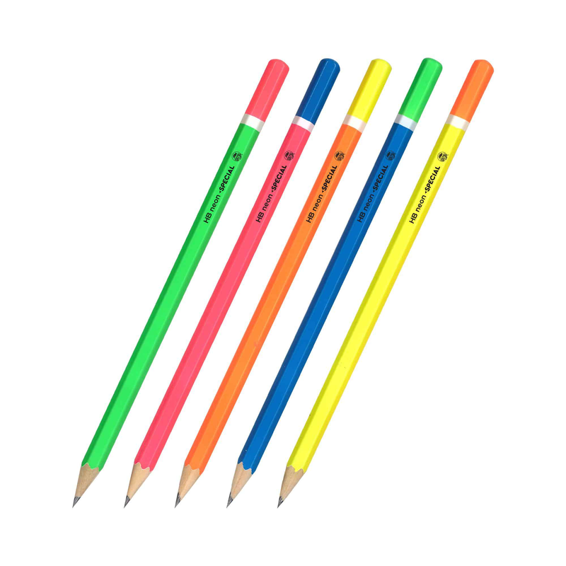 Neon hb pencils-null