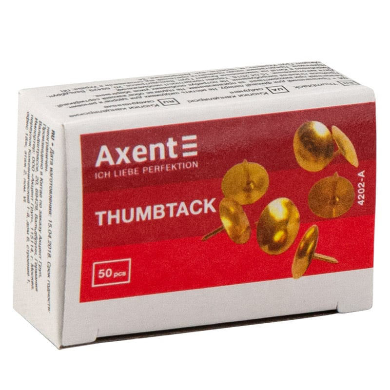 Push pins, copper-plated, 50 pcs., , medium image number null