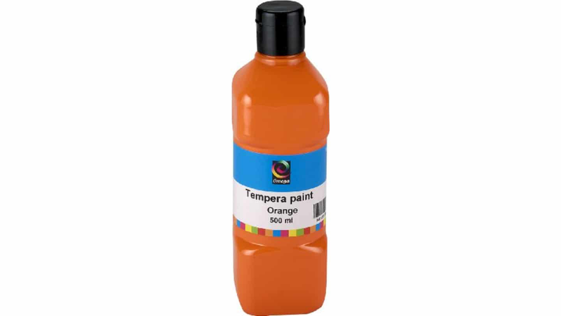 Omega tempera paint 500ml orange tp-5, , medium-null