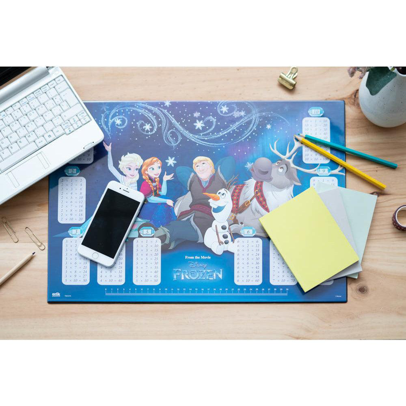 Official frozen multiplication table desk mat-null