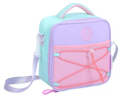 Marshmallow25 lunch bag caramello, Green Pink, medium