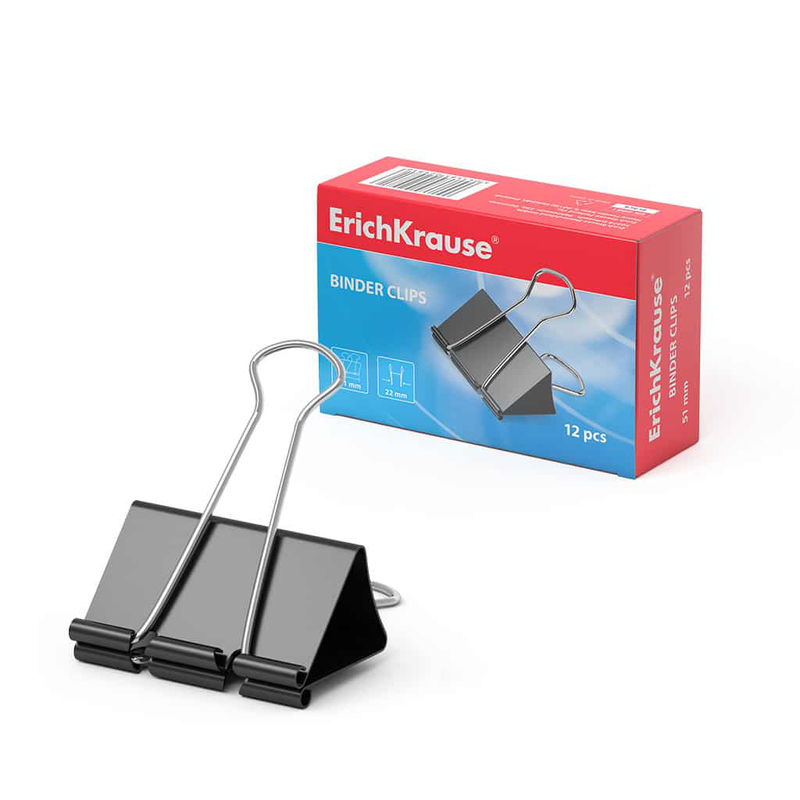 Erichkrause binder clips 51mm (12pcs) 2981, , medium-null