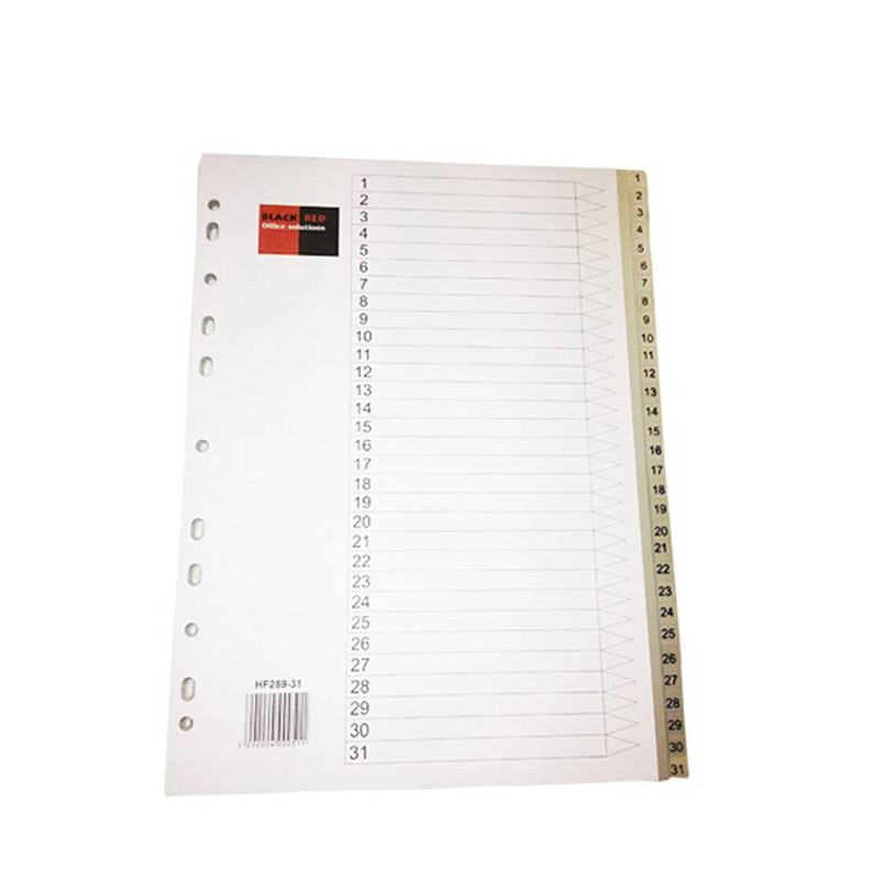 Product image: B/r pvc divider a4 1-31 br00051, , medium-null