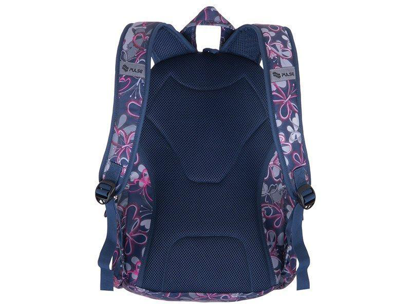 Product image: Pulse backpack dobby blue butterfly, , medium-null