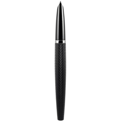 Diplomat fountain pen viper black guilloche f/m, , medium