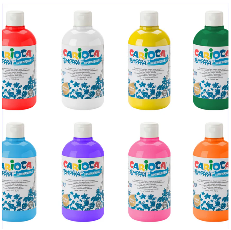 Tempera 1000ml vermilion red carioca, , medium-null