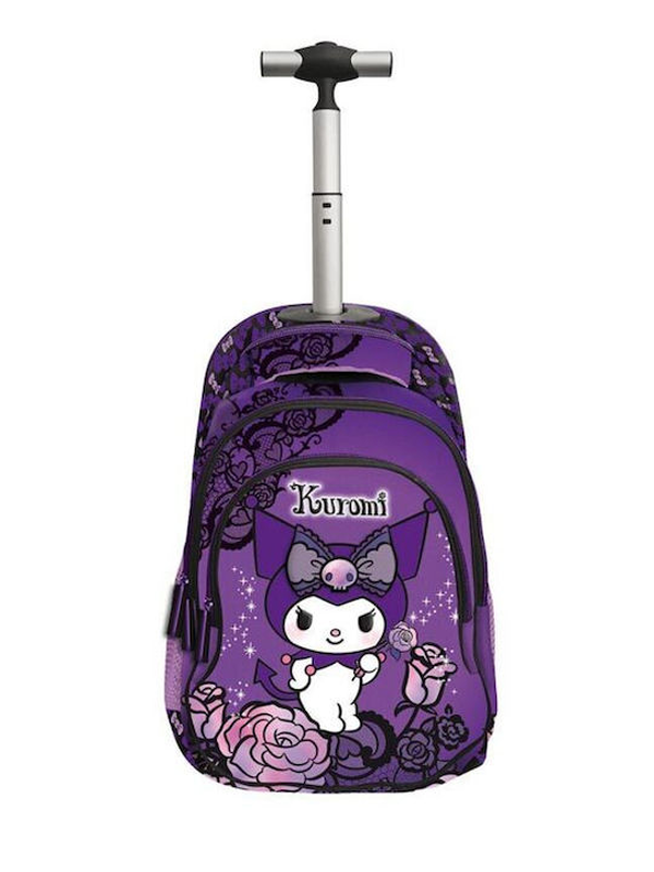 Graffiti trolley backpack kuromi, , medium-null
