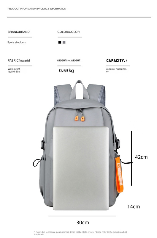 Urban edge cAMDen backpack grey 15,6" with USB port-null