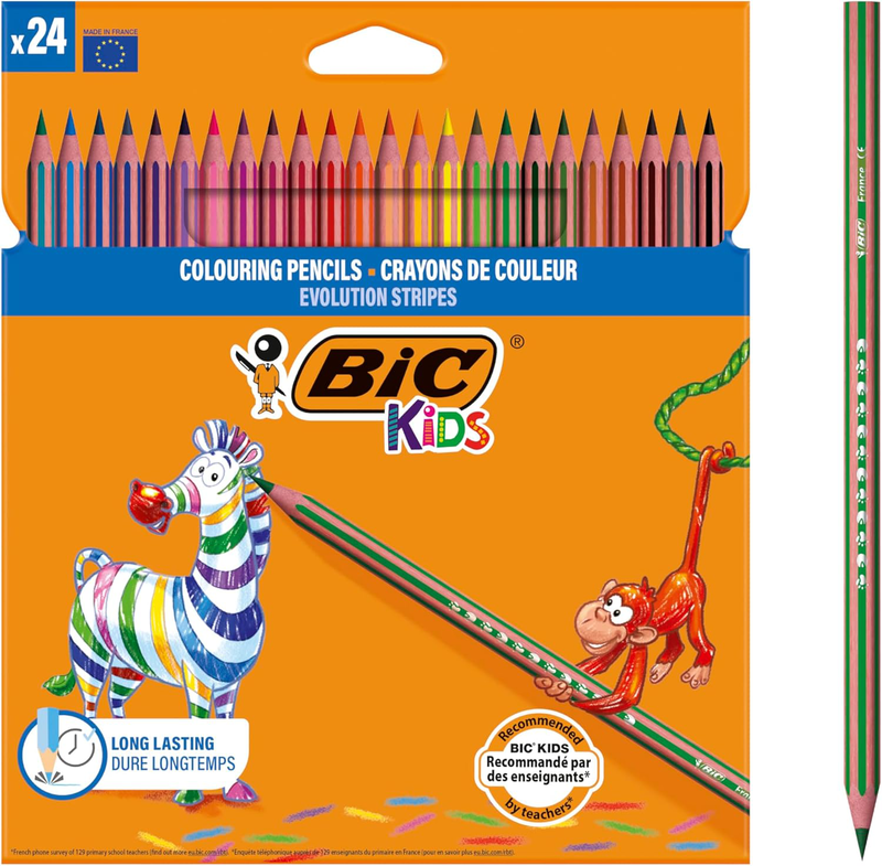 Product image: Bic kids x24 colouring pencils, , medium-null