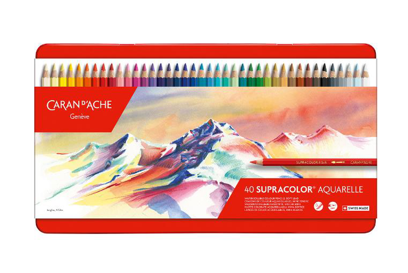 Product image: Caran d'ache supracolor watercolour pencil box set 40 | 3888.340, , medium-null