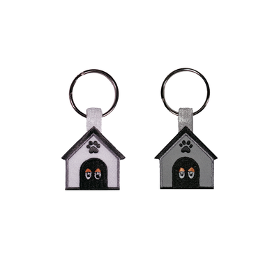 Key ring two dog houses, , medium