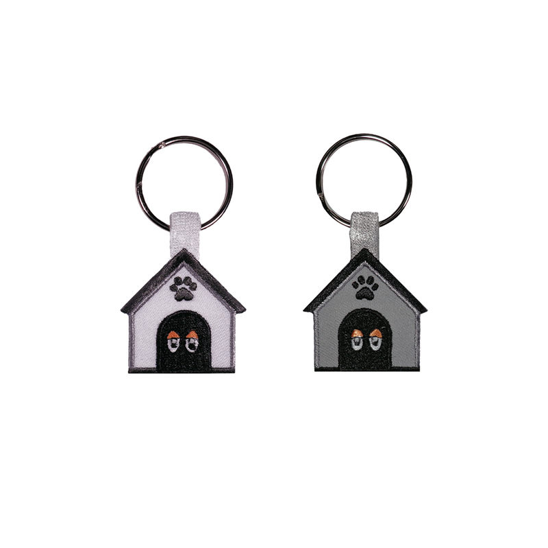 Product image: Key ring two dog houses, , medium-null