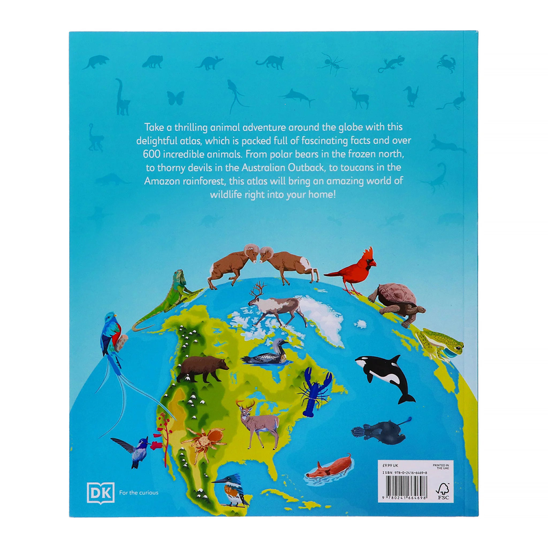 Product image: Children's illustrated animal atlas ages 7-9, , medium-null