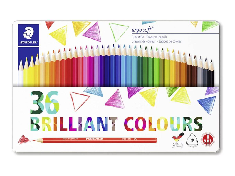 Staedtler ergosoft 157 / coloured pencil / assorted colours (pack of 36), , medium-null