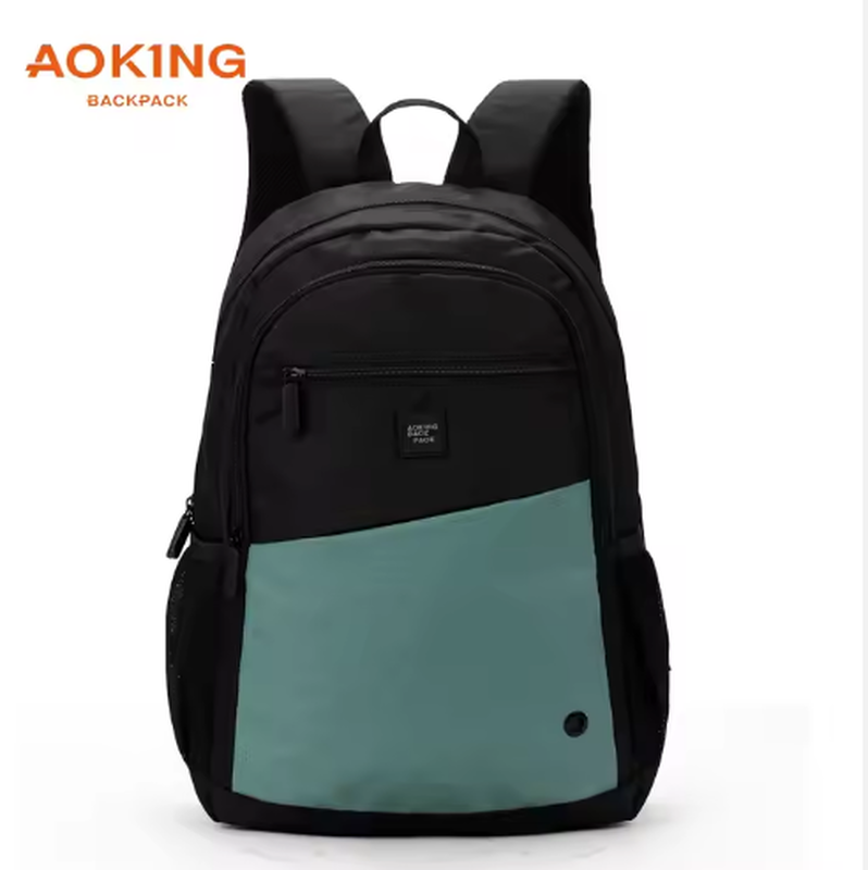 Backpack lightweight foldable casual sport pea green aoking, , medium-null