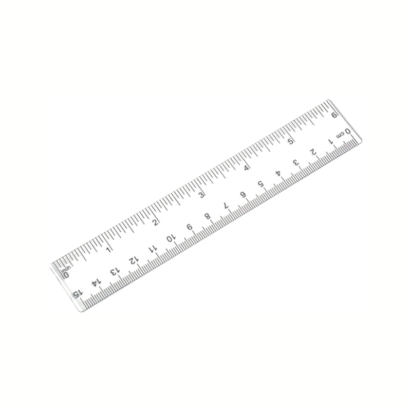 Product image: Διαφανής χάρακας 15cm, , medium-null