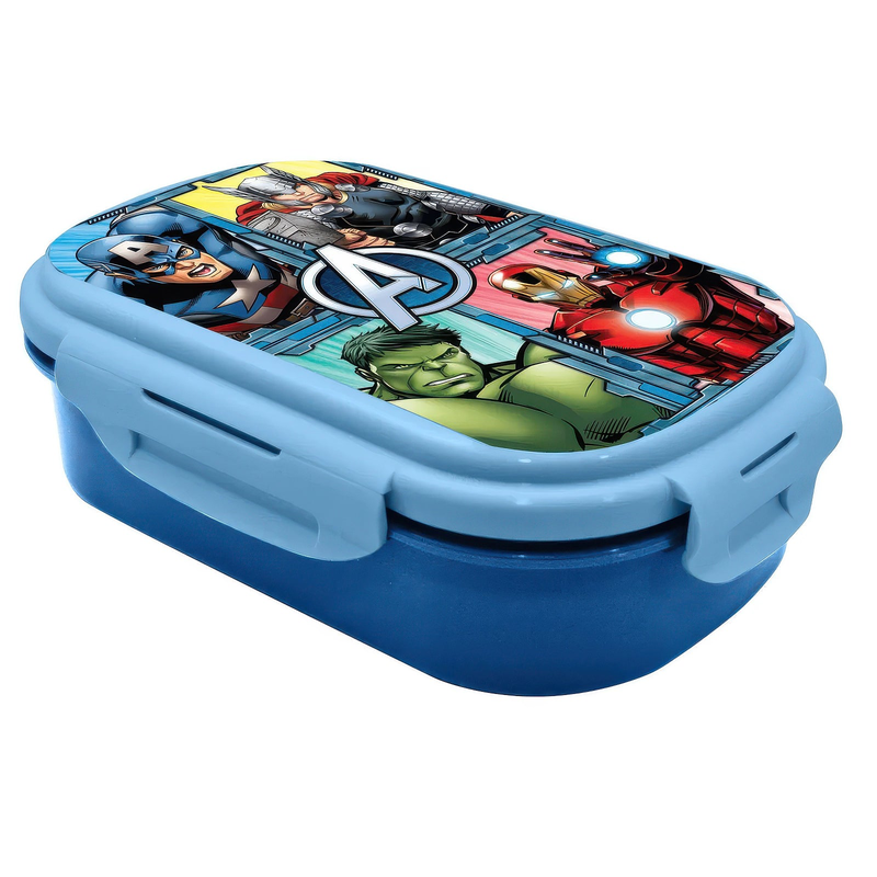 Marvel avengers lunch box with cutlery, , medium-null