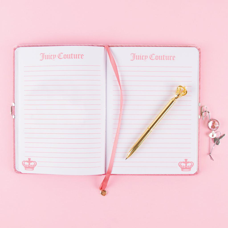 Make it real Juicy Couture velvet journal and pen-null