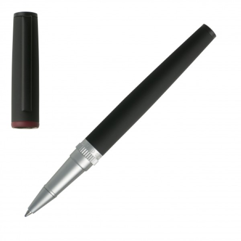 Hugo Boss rollerball pen gear black, , medium-null