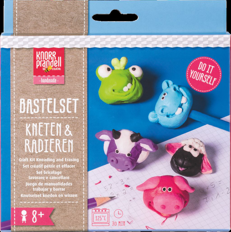 Knorr prandell craft set knead & erase funny animals, , medium-null