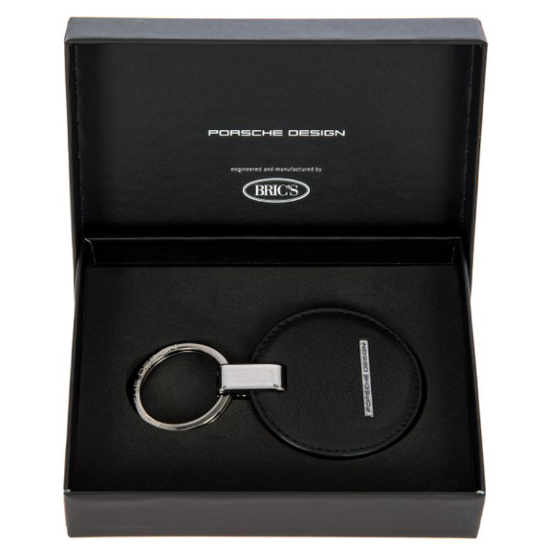 Porsche design keyring circle black, , medium-null