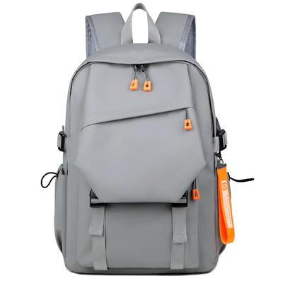 Urban edge cAMDen backpack grey 15,6" with USB port, Grey, medium