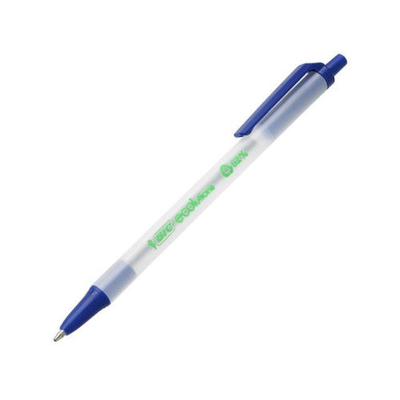 Bic ecolutions ball pen blue ink