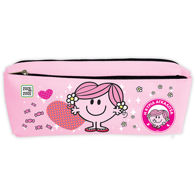 Pencil case 2 zippers-mm little miss hug 2, , medium