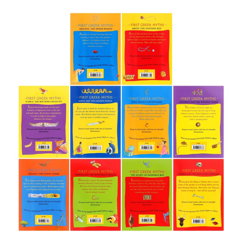 Product image: First greek myths series by saviour pirotta - illustrated book assortment-null