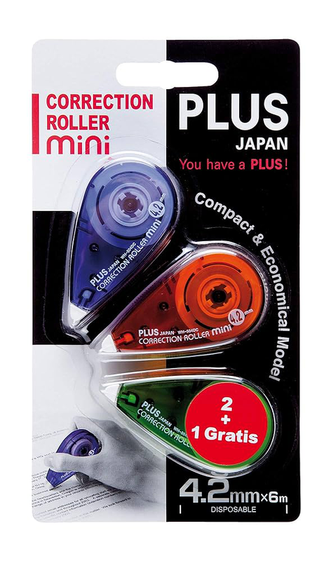Plus correction roller mini set 3 pieces 4.2mmx6m 43-563, , medium-null