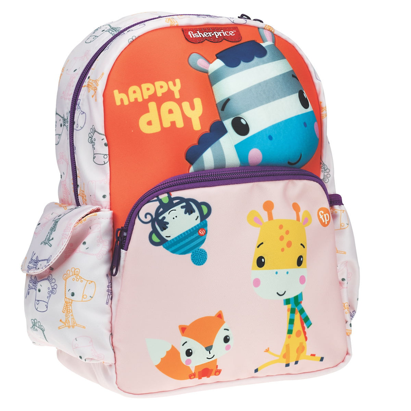 Product image: Gim fisher price junior backpack zebra, , medium-null