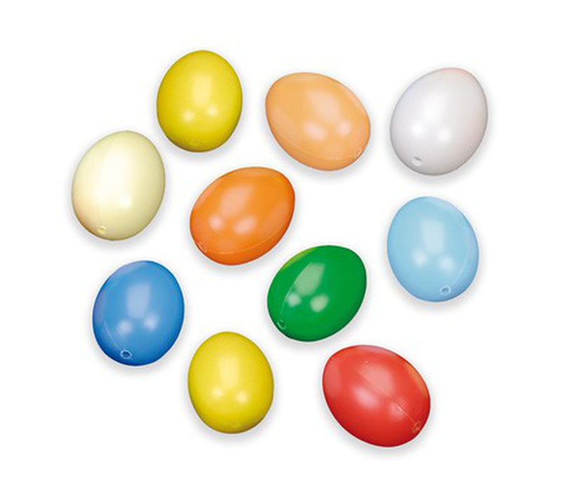 Plastic eggs 4,5cm 12 pcs, , medium-null
