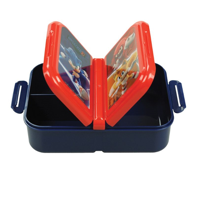 Gim food container with 3 compartments sonic 3 the hedgehog, , medium
