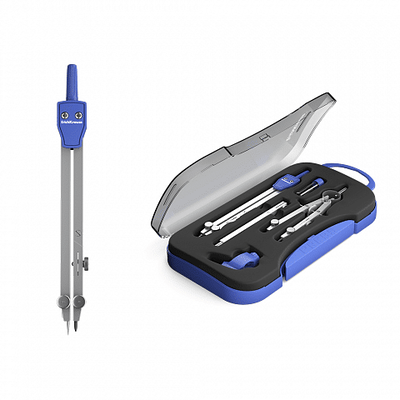 Erichkrause set of drawing instruments university 140mm (5pcs) 46134, , medium
