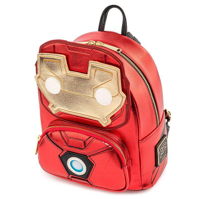 Loungefly marvel iron man light-up backpack 26cm, , medium image number null