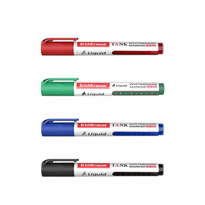 Erichkrause whiteboard markers with liquid ink lw-600 (4 colors) 58362, , medium