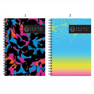 Back me up spiral notebook a4 2 themes maui leaf heat  islander girl, , medium