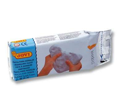 Clay modeling 1000gr white - jovi, White, medium