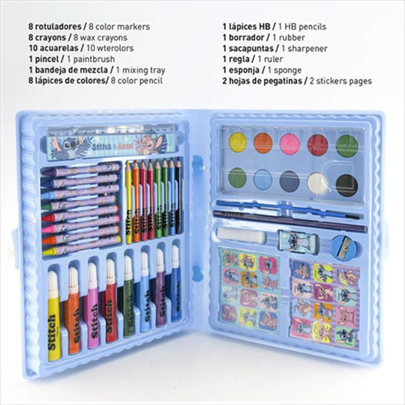 Stitch colouring stationery set box 2700001781, , medium-null