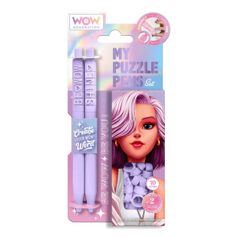 Wow Generation my puzzle pens set assorted, , medium-null