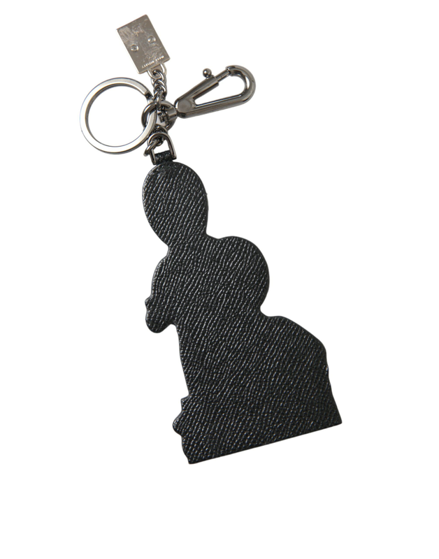 Leather dominico stefano #dgfamily logo badge keychain-null
