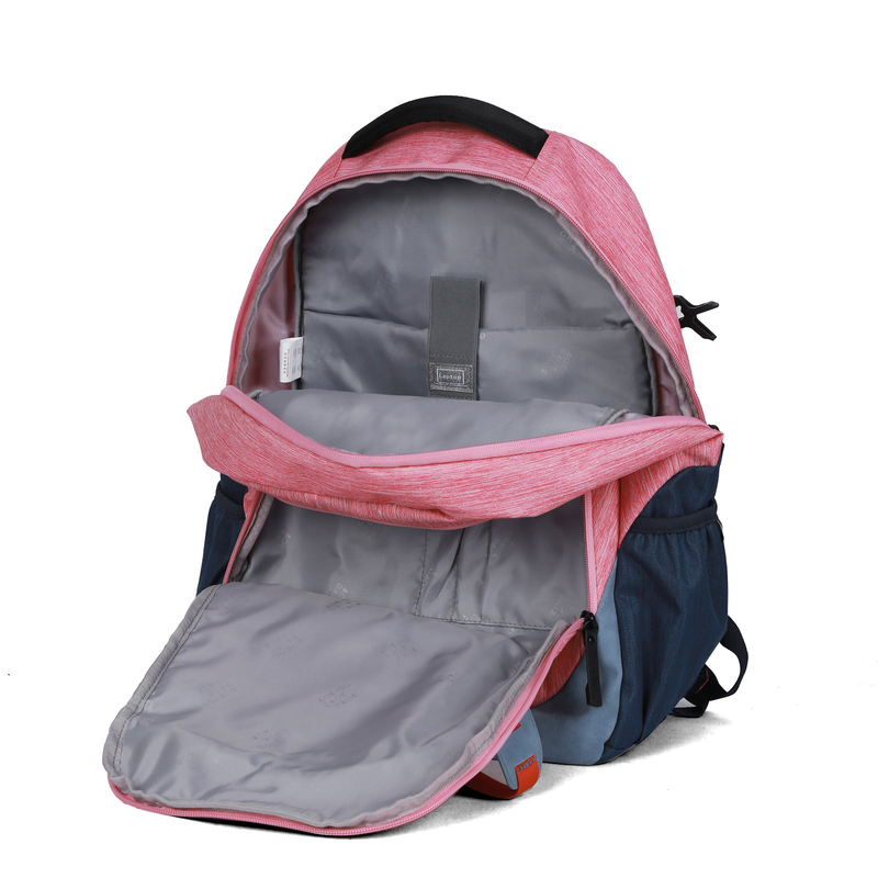 Backpack school bag lightweight ergonomic pink aoking, , medium-null