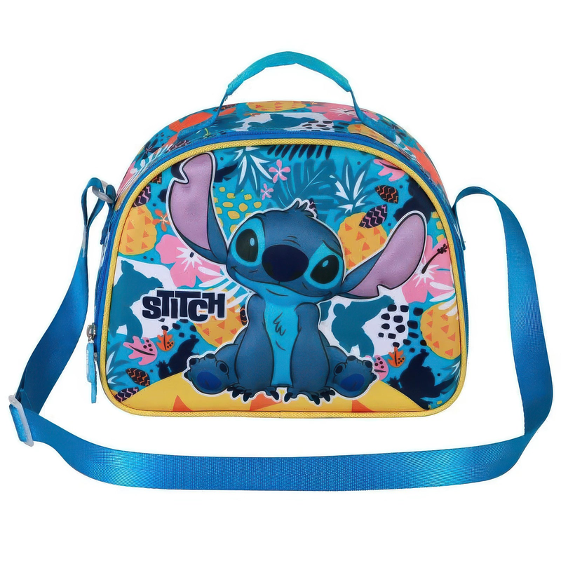 3d colors stitch disney lunch bag, , medium-null