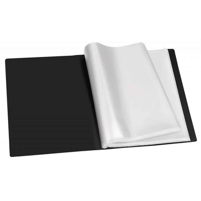 Display book 100 pockets w-14-10   black, , medium