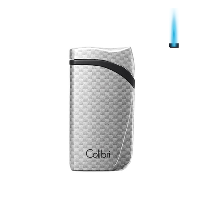 Colibri lighter falcon carbon fiber silver, , medium