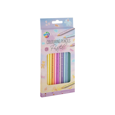 Colored pencils pastel 12 pcs, , medium