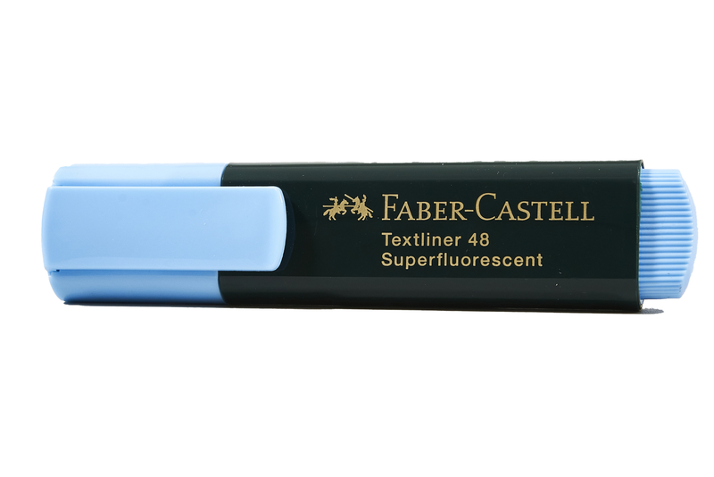 Faber textliner 48 refill fluo blue-null