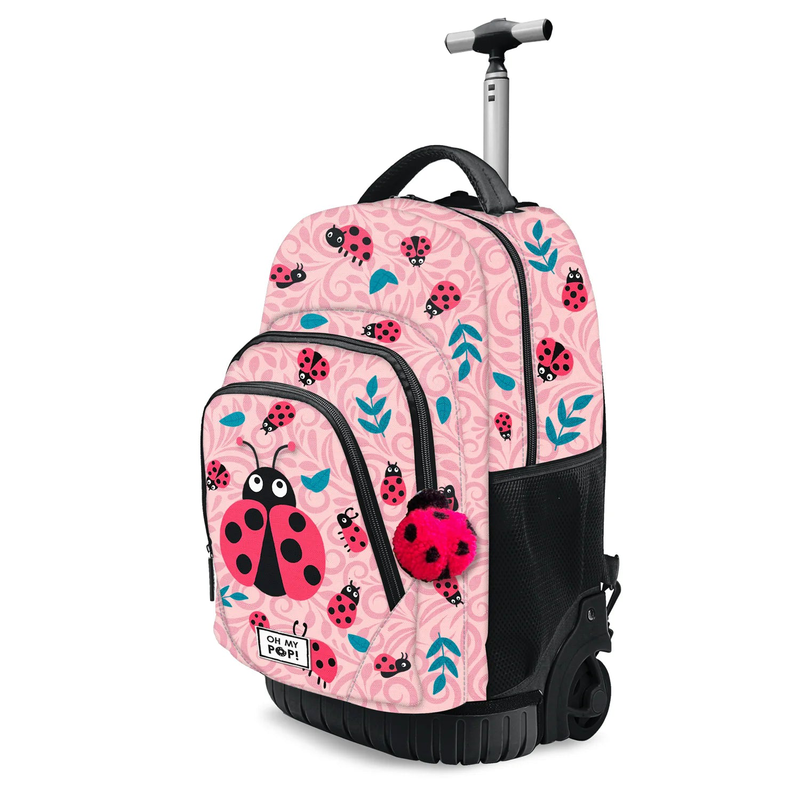 Oh my pop! Rose gts fan rolling backpack ladybug image number null
